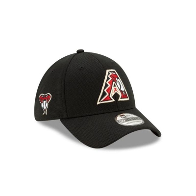 Arizona Diamondbacks Gorra | New Era MLB Batting Practice 39thirty Stretch Fit Cap Mexico - Negros